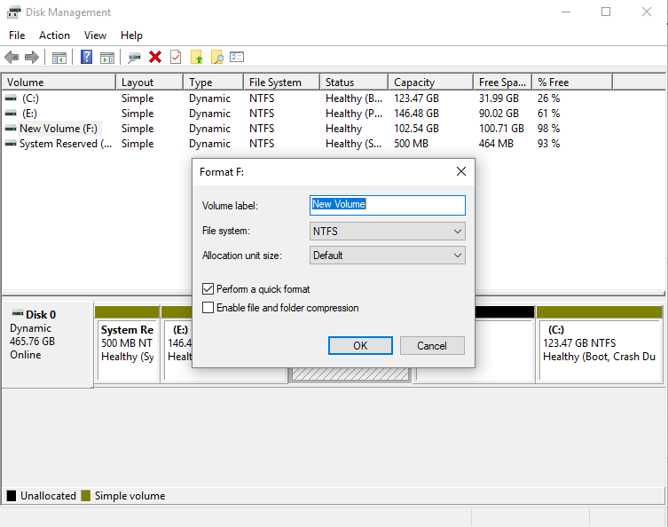 format exernal hard drive for windows and mac